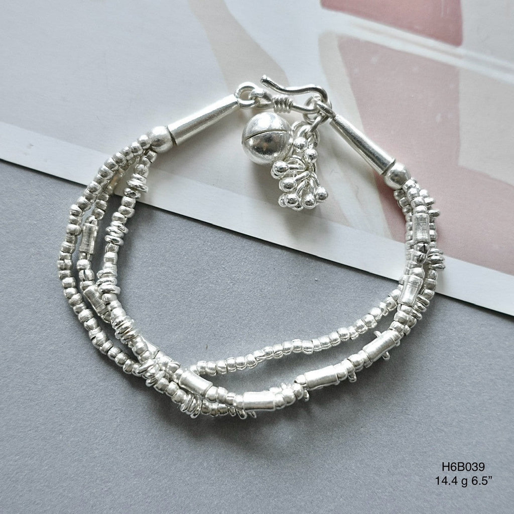 Pure 98% Silver Bracelet - Handmade Solid Silver