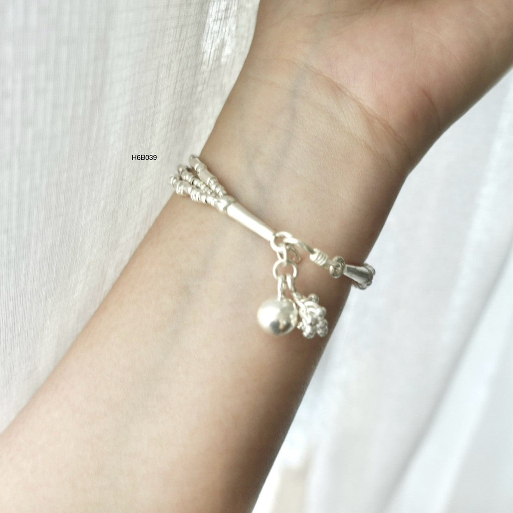 Pure 98% Silver Bracelet - Handmade Solid Silver