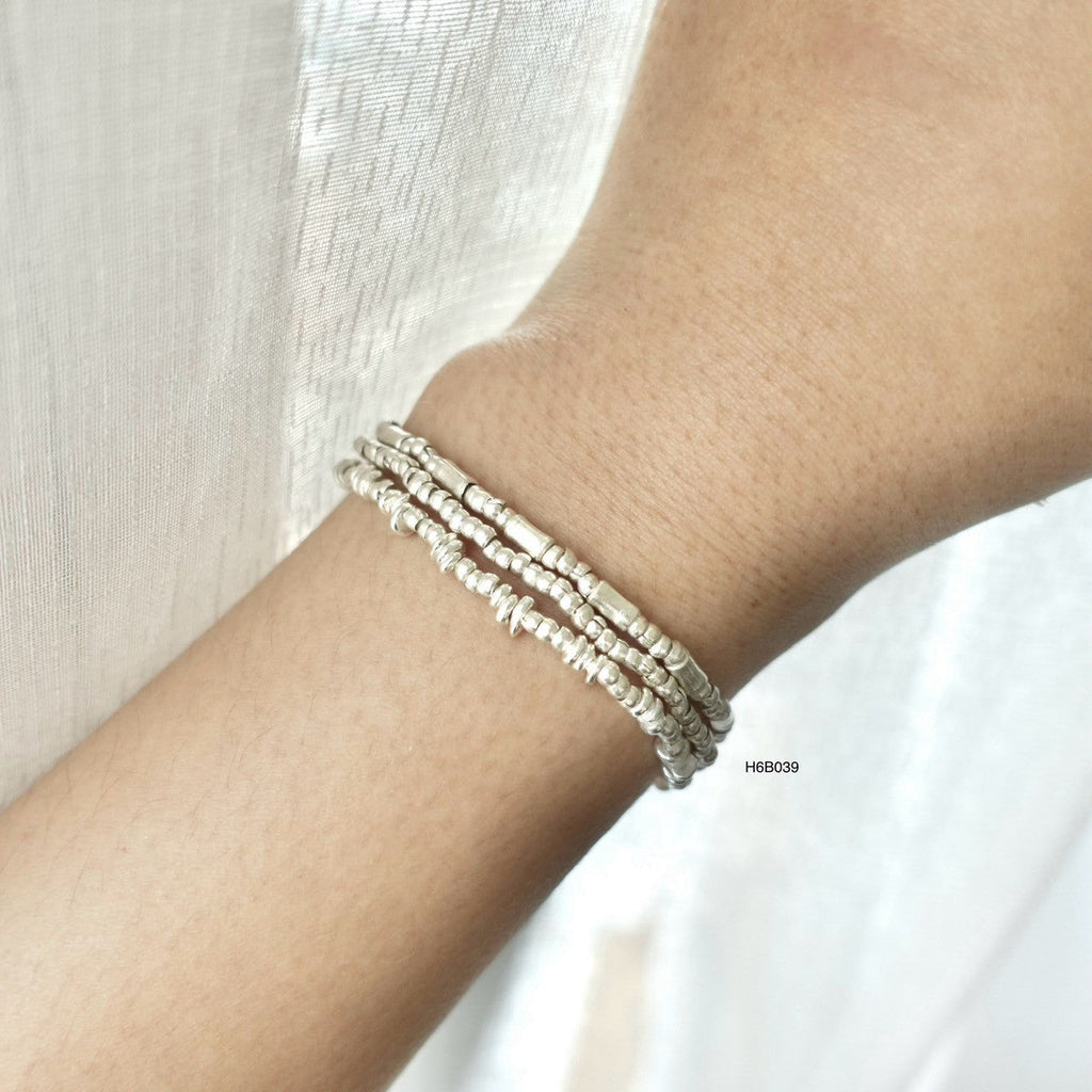 Pure 98% Silver Bracelet - Handmade Solid Silver
