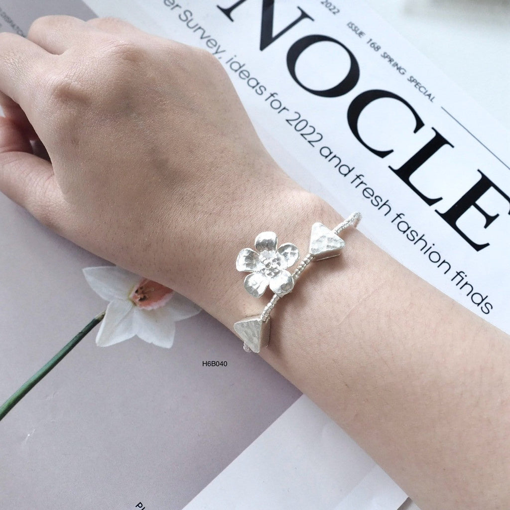 Artisan 98% Silver Bracelet - Purely Handmade