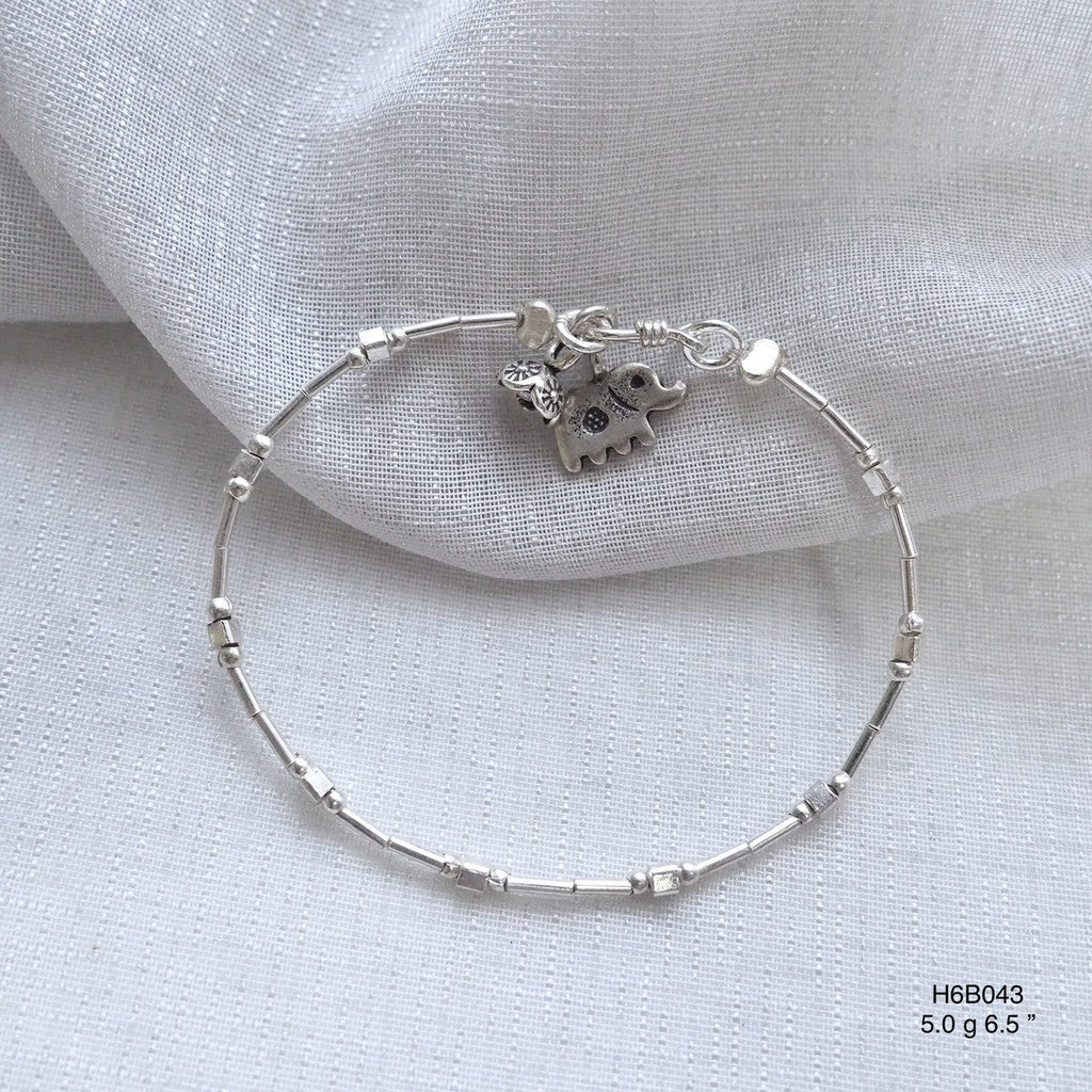 Raw Beauty Silver Bracelet - 98% Pure Handmade Silver