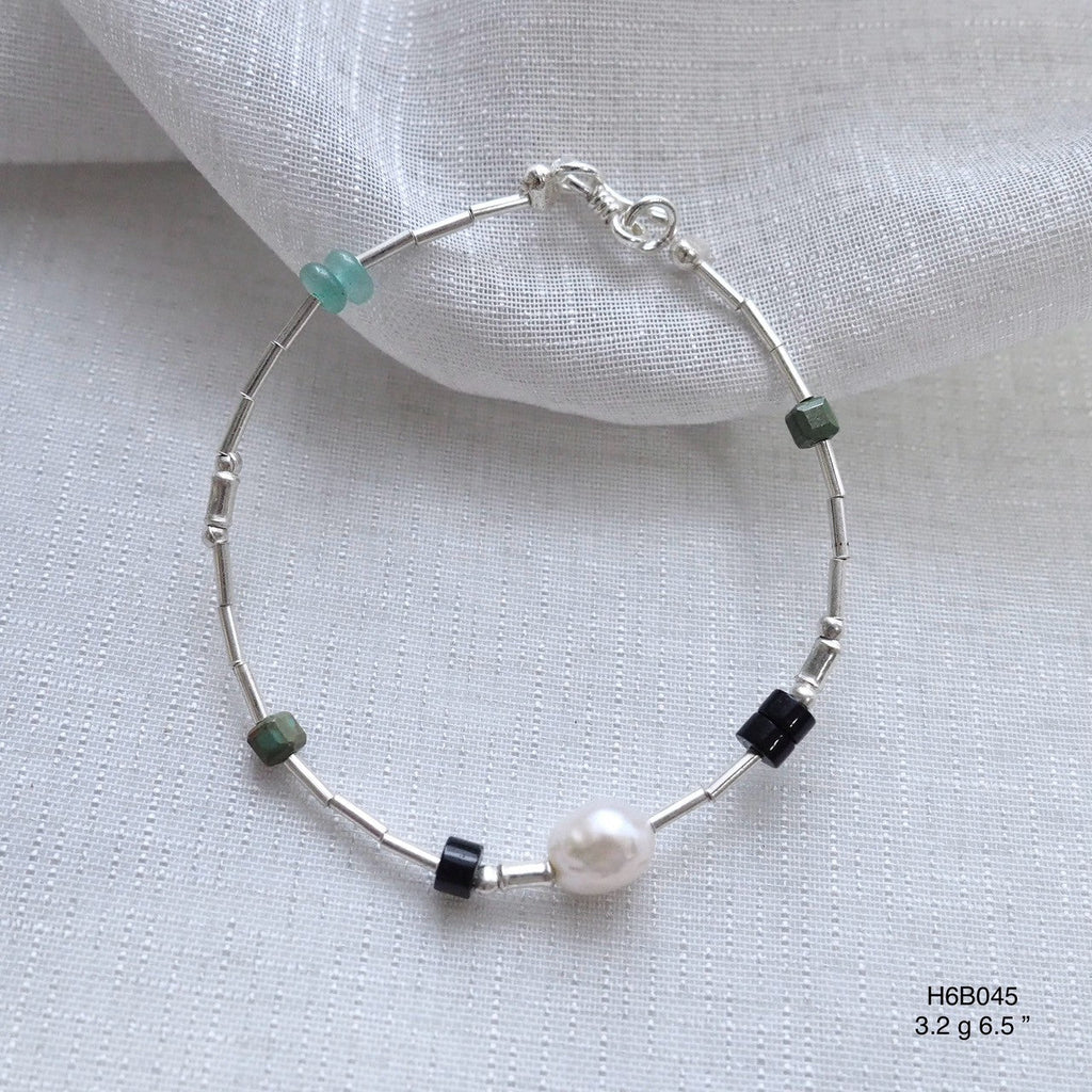 Hammered 98% Pure Silver Bracelet - Handmade Artisan Style