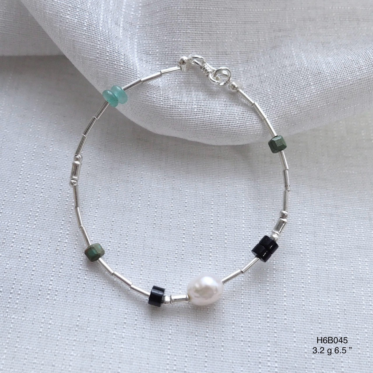 Hammered 98% Pure Silver Bracelet - Handmade Artisan Style