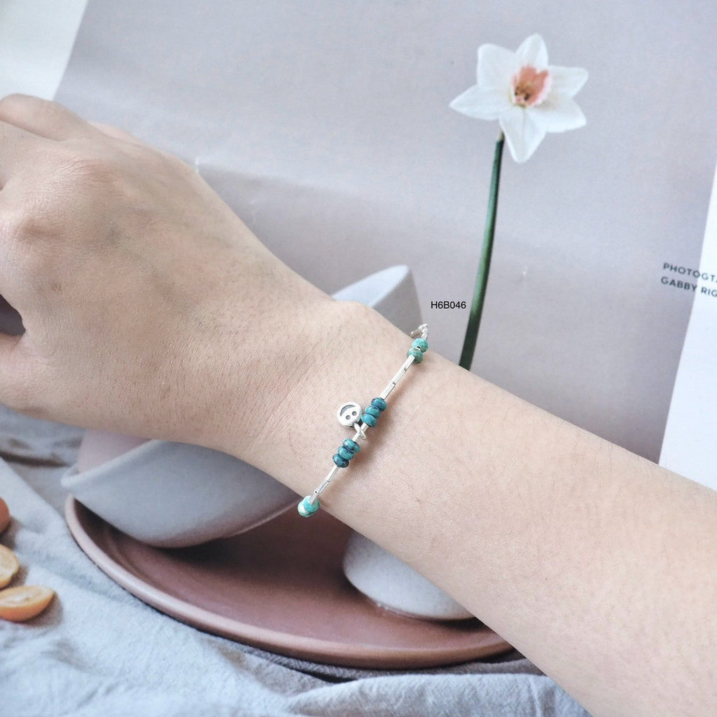 Vintage Style Handmade Silver Bracelet - 98% Purity