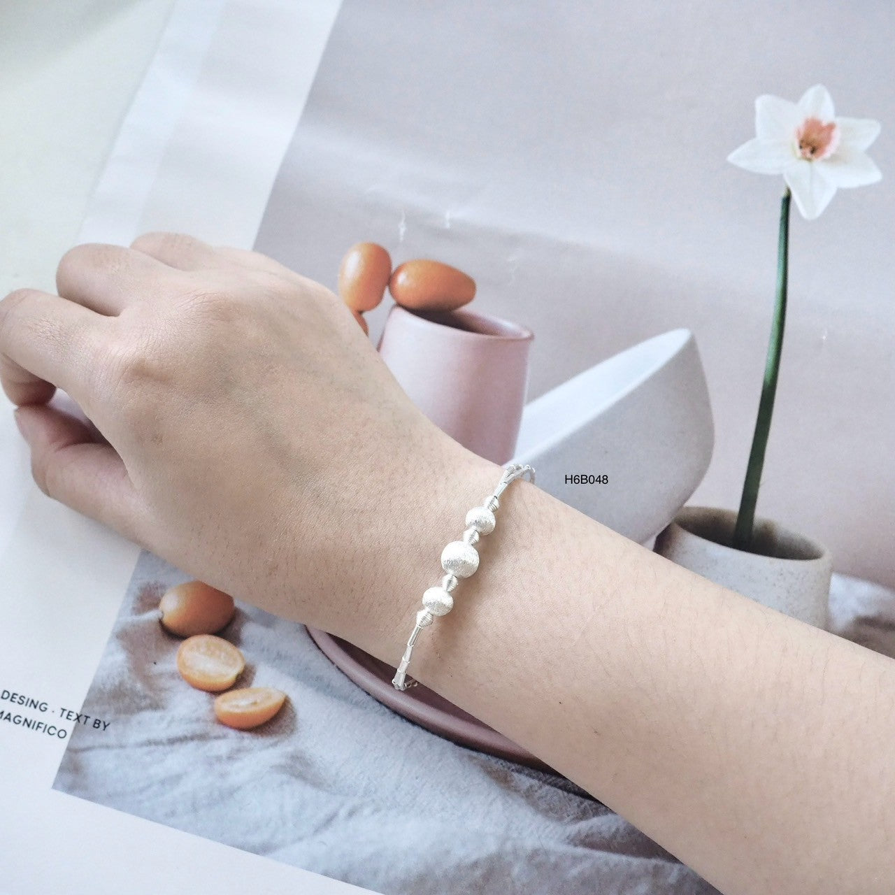 98% Pure Silver Bracelet - Hand-Polished High Shine