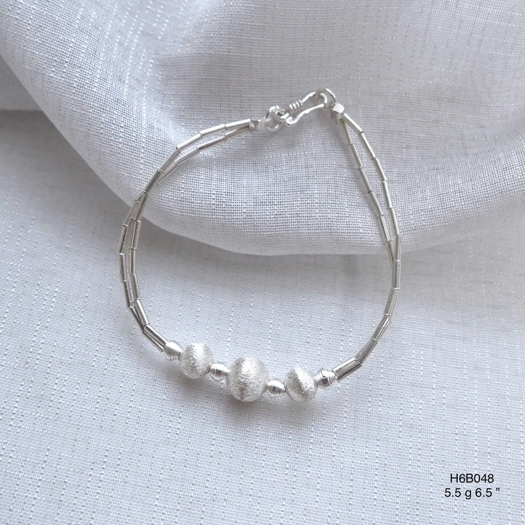 98% Pure Silver Bracelet - Hand-Polished High Shine