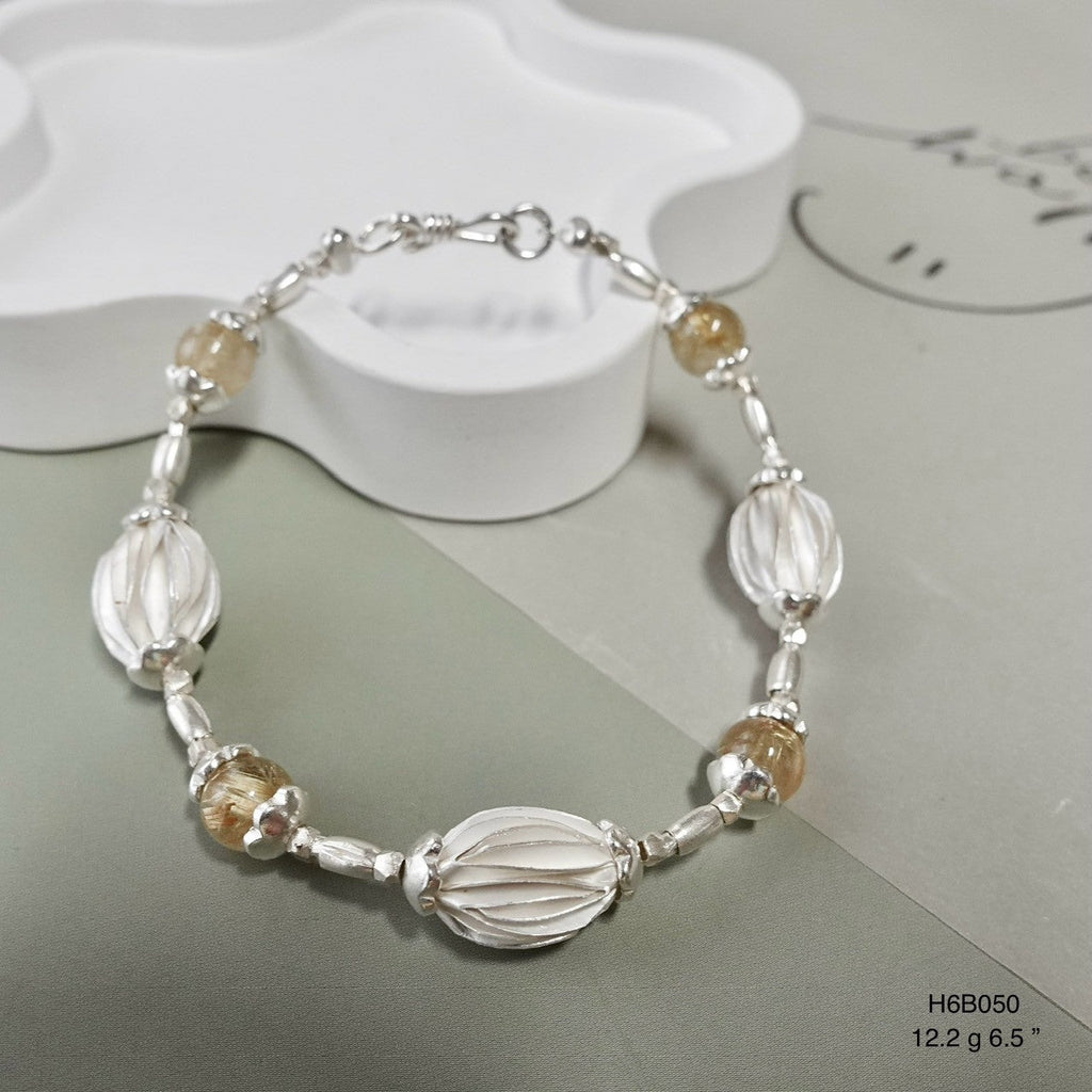 Chunky 98% Pure Silver Bracelet - Solid Handmade Jewelry