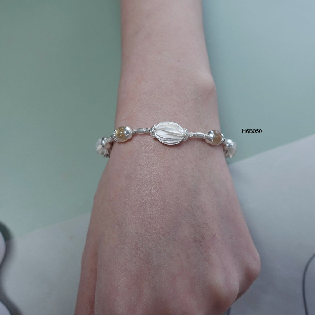 Chunky 98% Pure Silver Bracelet - Solid Handmade Jewelry