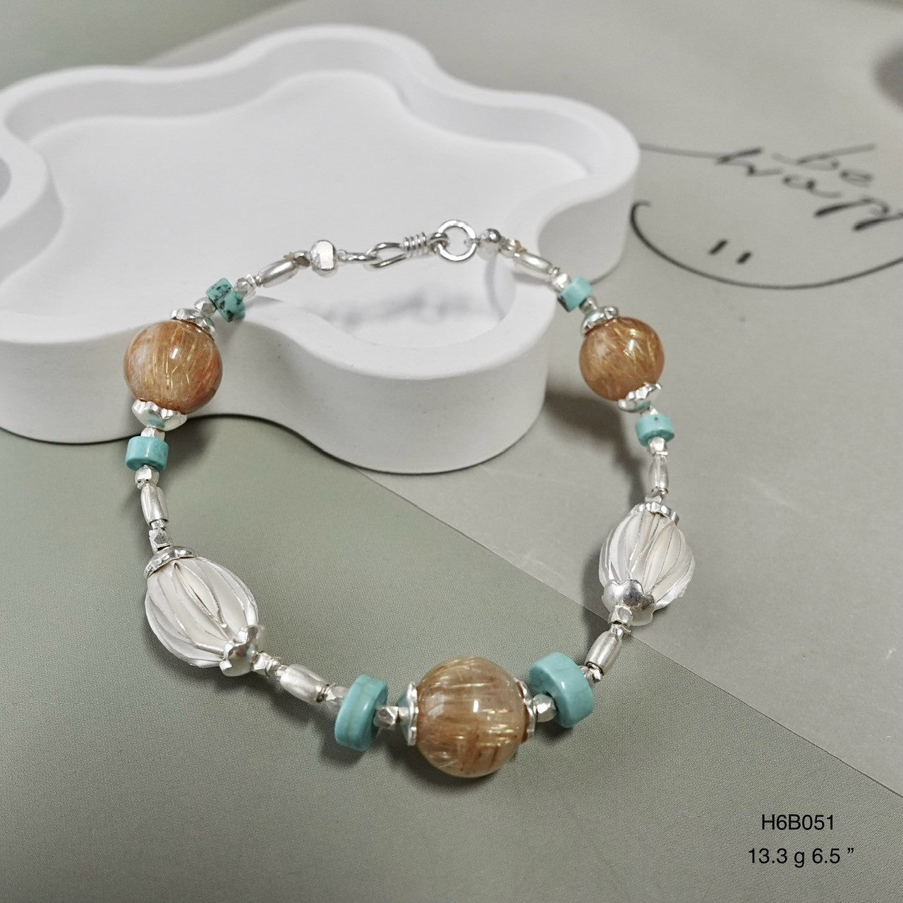 98% Pure Silver Bracelet | Handmade Artisan High-Purity Jewelry