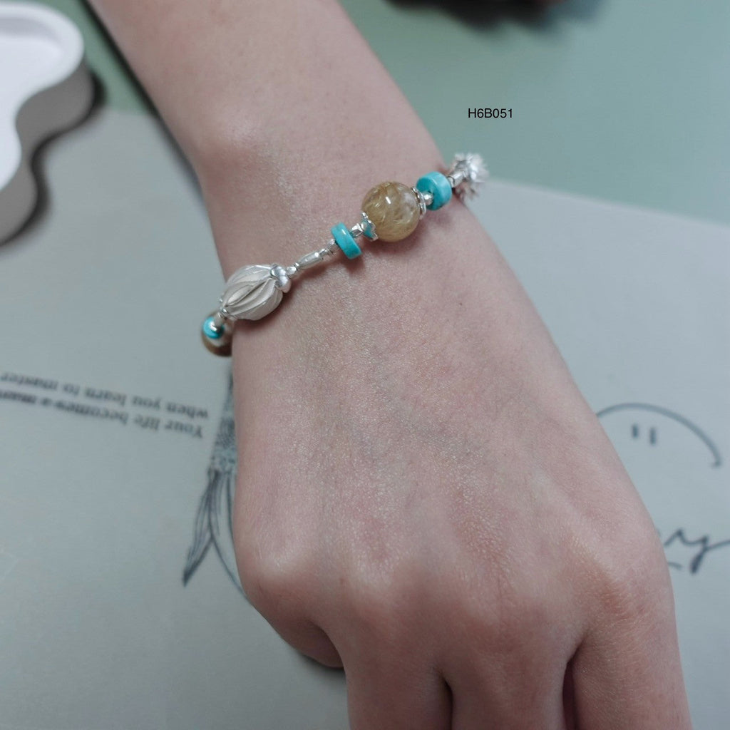 98% Pure Silver Bracelet | Handmade Artisan High-Purity Jewelry