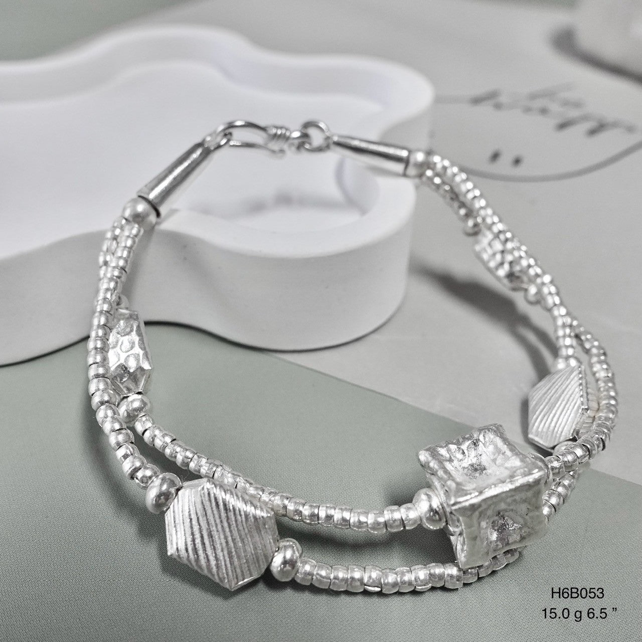 98% Fine Silver Bracelet - Minimalist Handmade Artisan Design