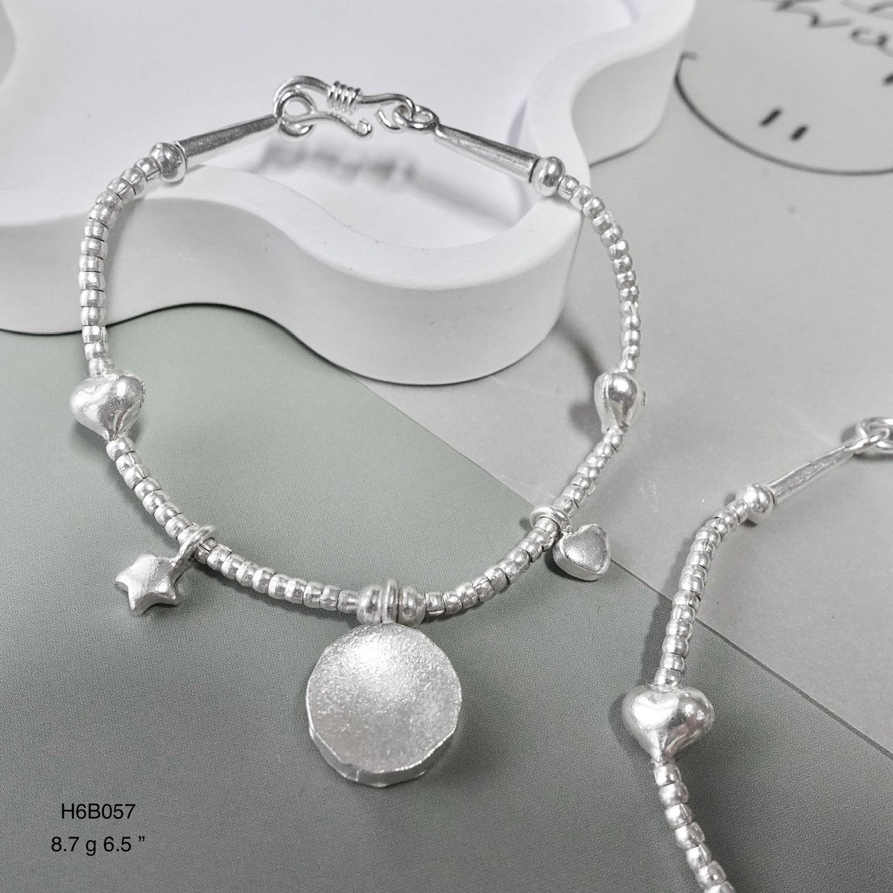 98% Pure Silver Bracelet - Luxury Handcrafted Statement Piece