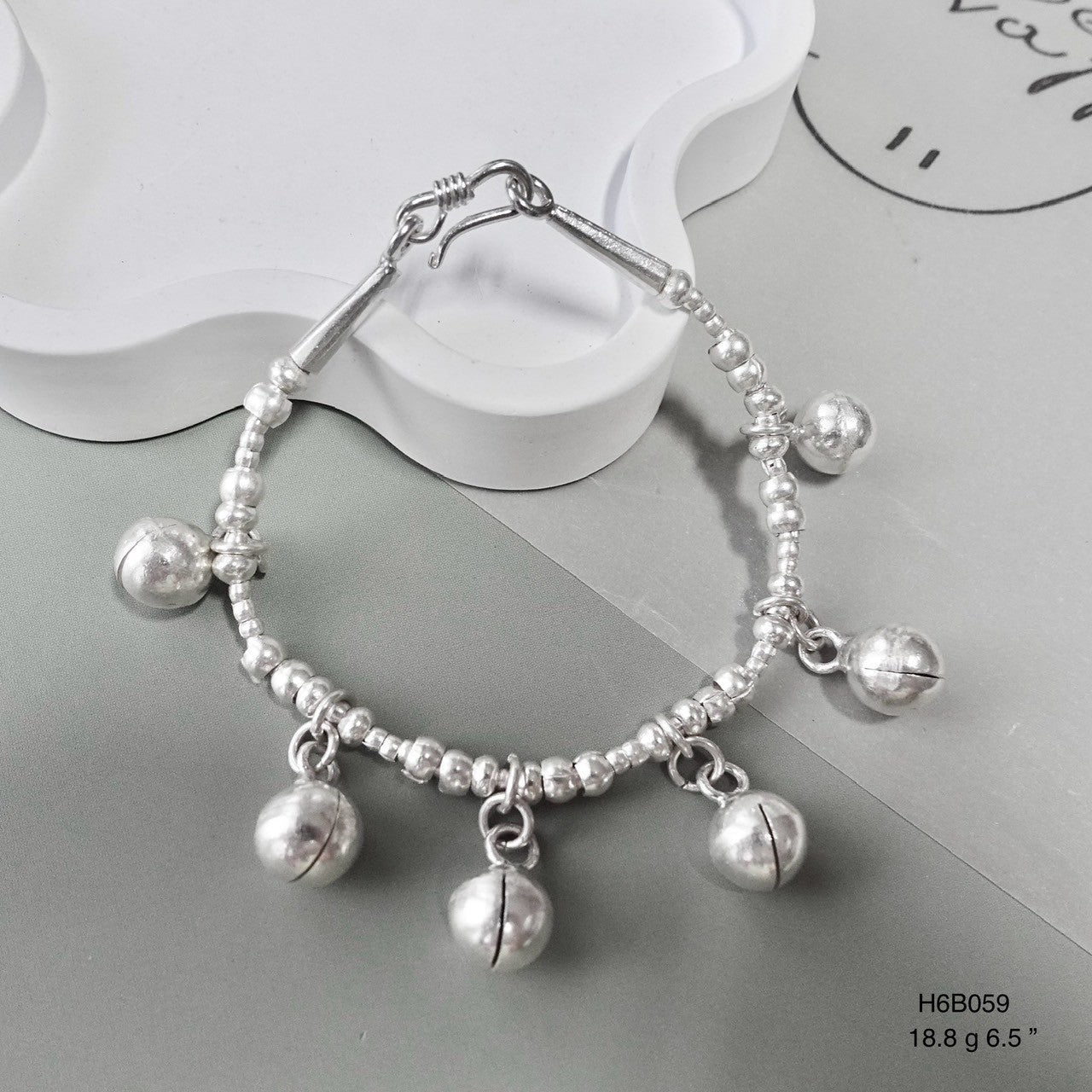 Artisan Handmade Silver Bracelet - 98% Pure Fine Silver