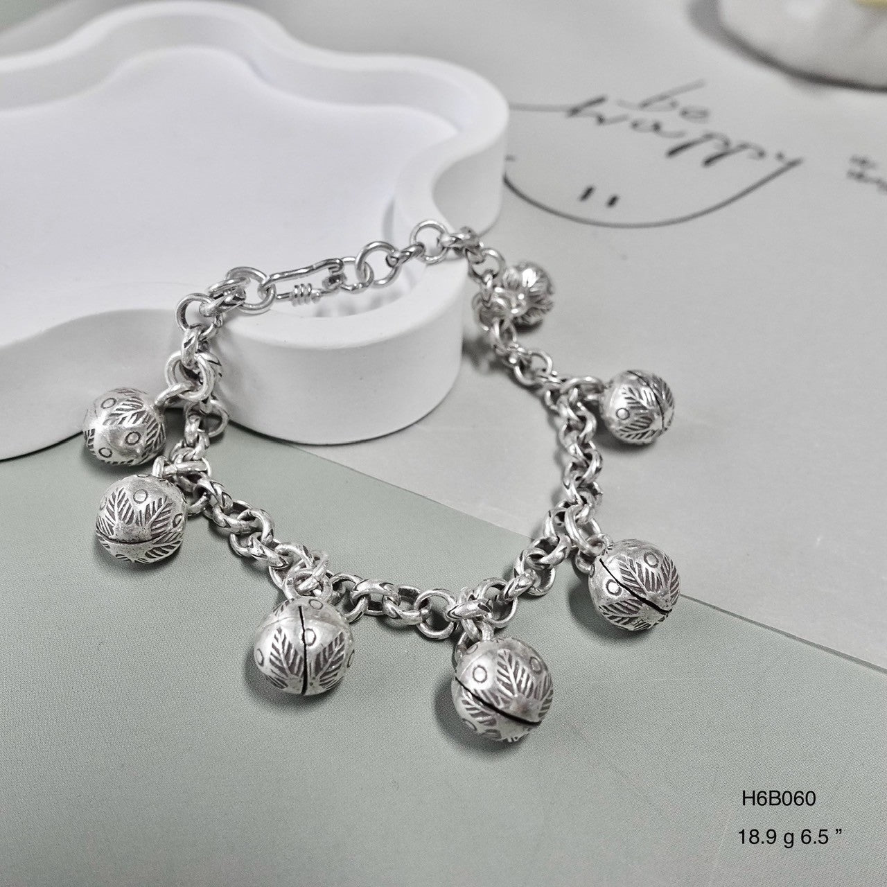 Premium 98% Pure Silver Bracelet - Hand-Forged Textured Style