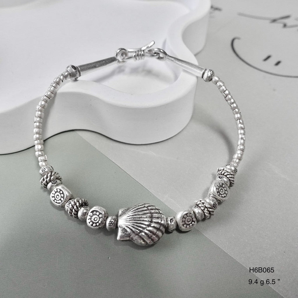 Dainty Handmade Silver Bracelet in 98% Pure Fine Silver