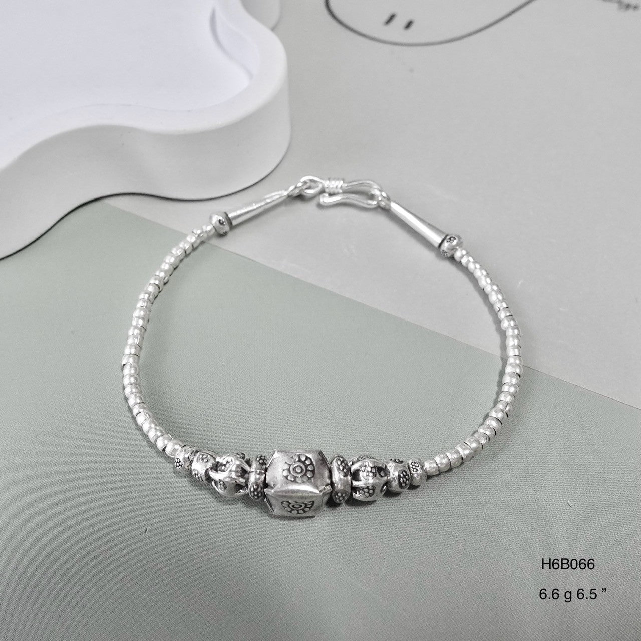 98% Pure Silver Bracelet - Traditional Handcrafted Design