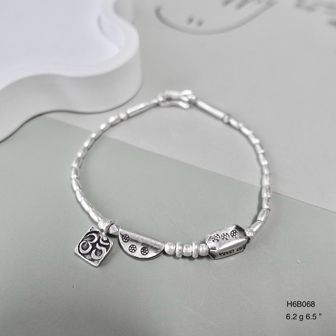 Exquisite 98% Pure Silver Bracelet - Artisan Handmade Finish