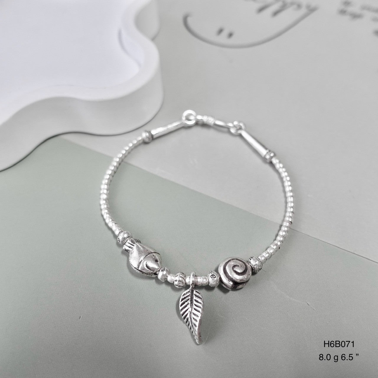 98% Pure Silver Bracelet | Artisan Handmade Luxury Jewelry