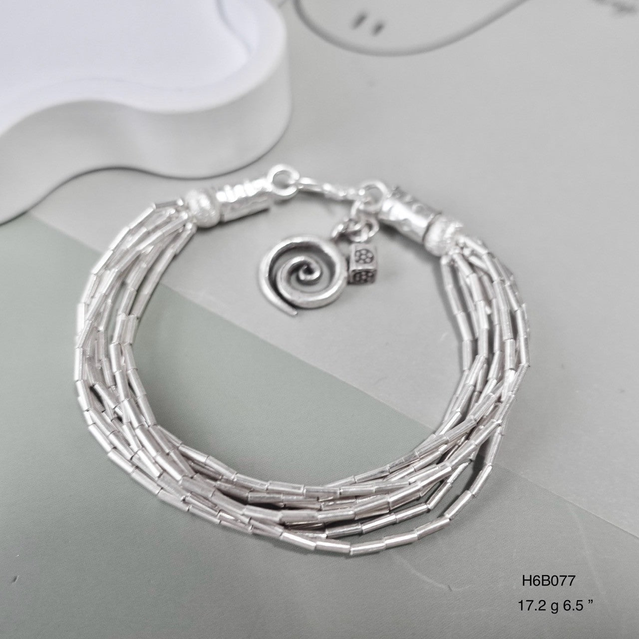 98% Fine Silver Bracelet - Sustainable & Handmade