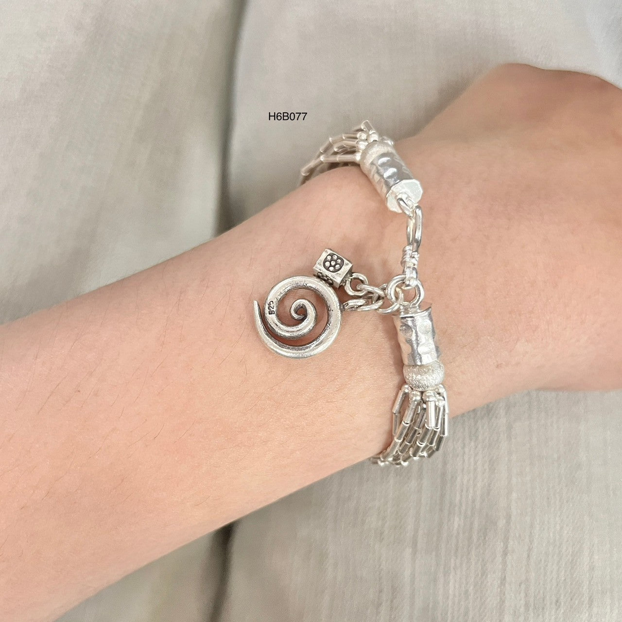 98% Fine Silver Bracelet - Sustainable & Handmade