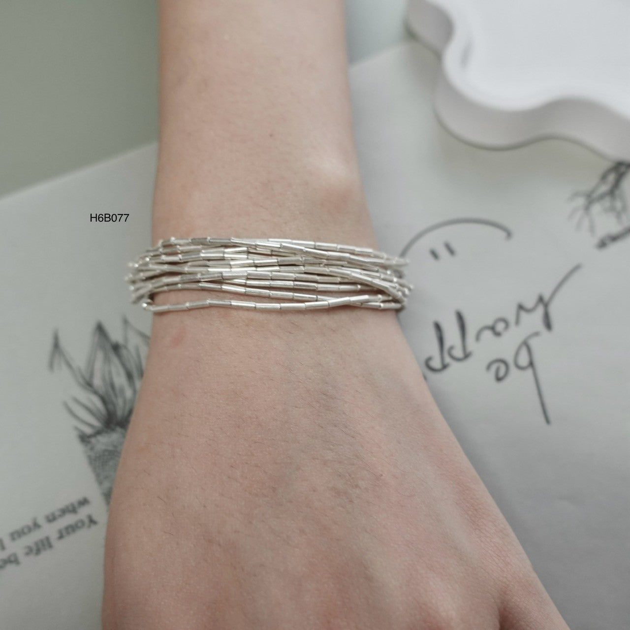 98% Fine Silver Bracelet - Sustainable & Handmade
