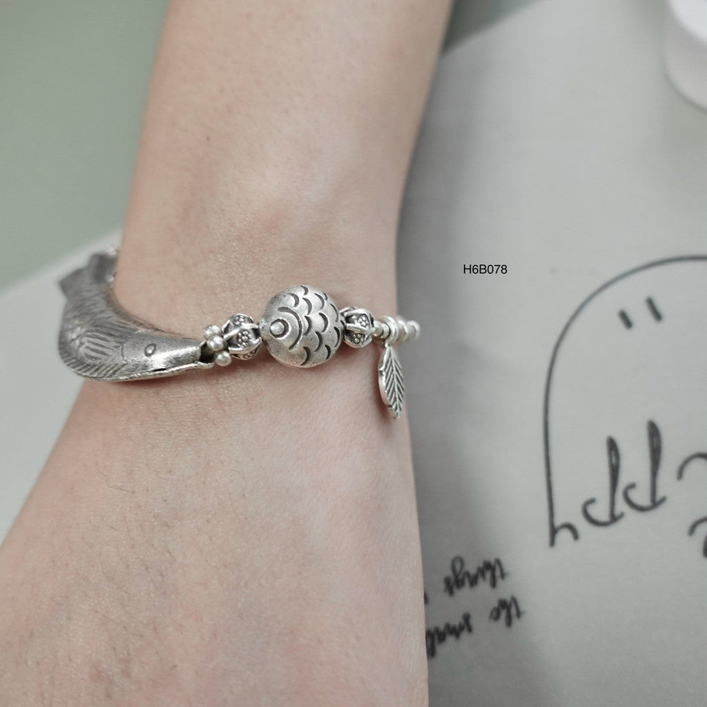 Luxury 98% Pure Silver Bracelet - Solid Artisan Craftsmanship