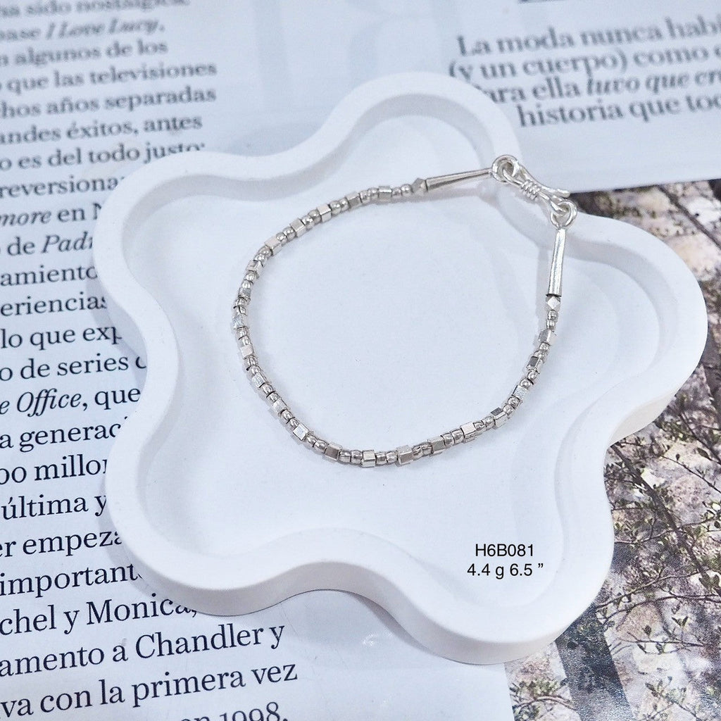 Handmade Silver Bracelet - Crafted from 98% Pure Silver