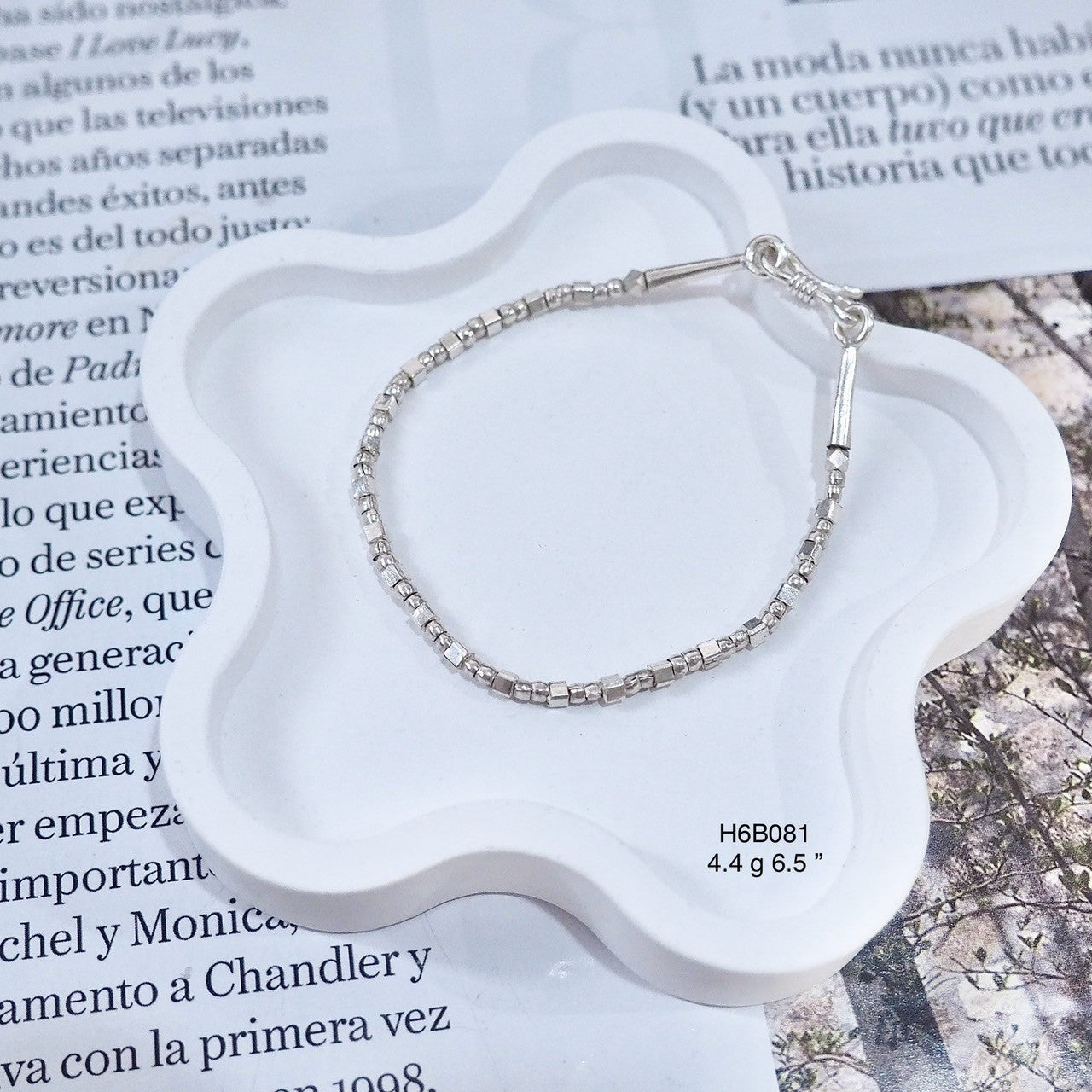 Handmade Silver Bracelet - Crafted from 98% Pure Silver