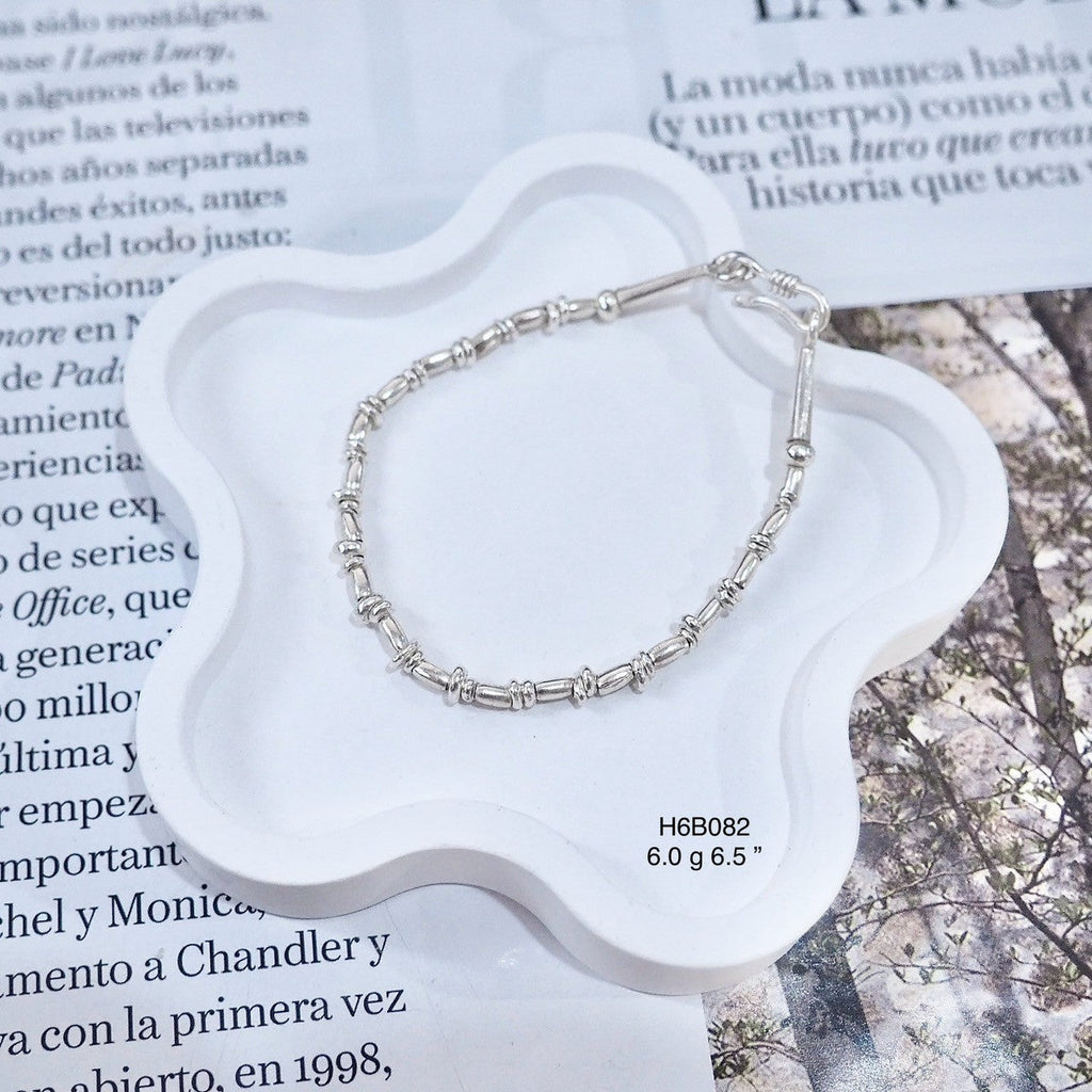Artisan-Made Silver Bracelet - Genuine 98% High Purity