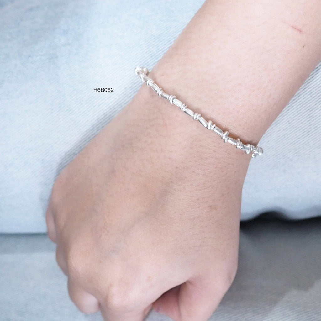 Artisan-Made Silver Bracelet - Genuine 98% High Purity