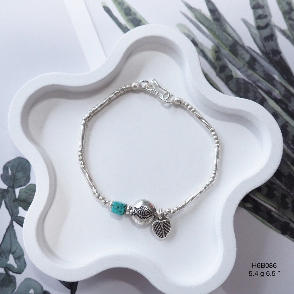 Handcrafted Silver Bracelet - 98% Pure Silver Minimalist Link