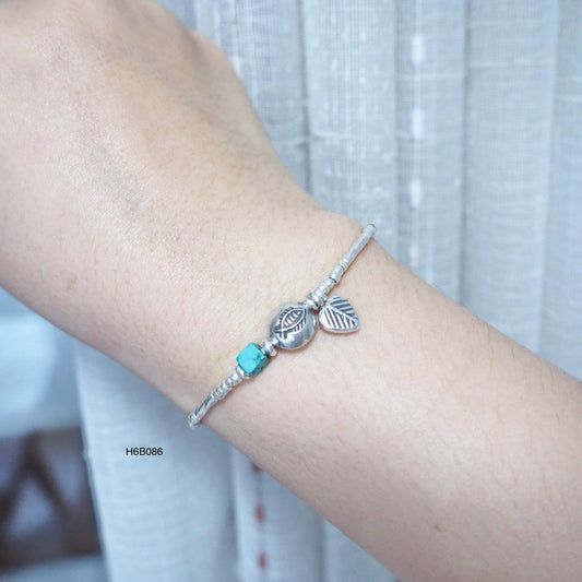 Handcrafted Silver Bracelet - 98% Pure Silver Minimalist Link