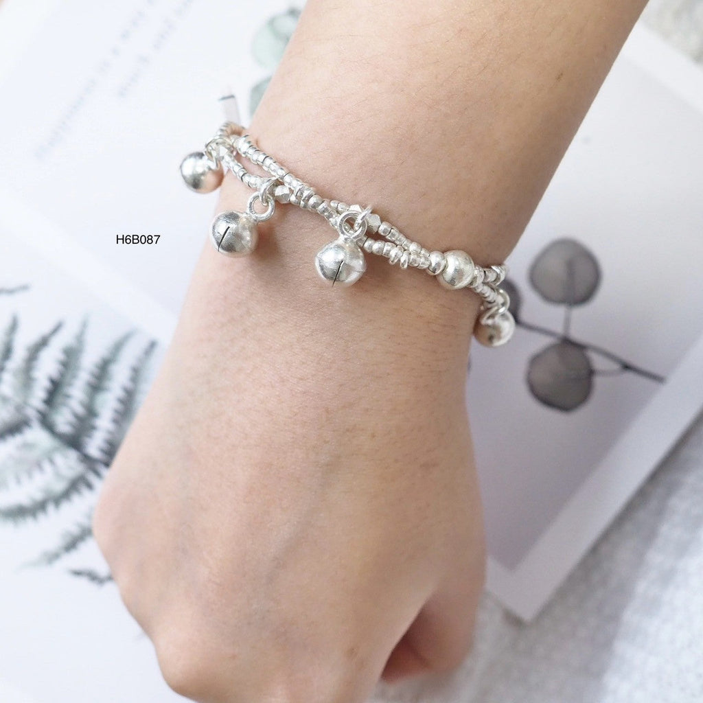 Handmade Fine Silver Bracelet (98% Purity) - One-of-a-Kind