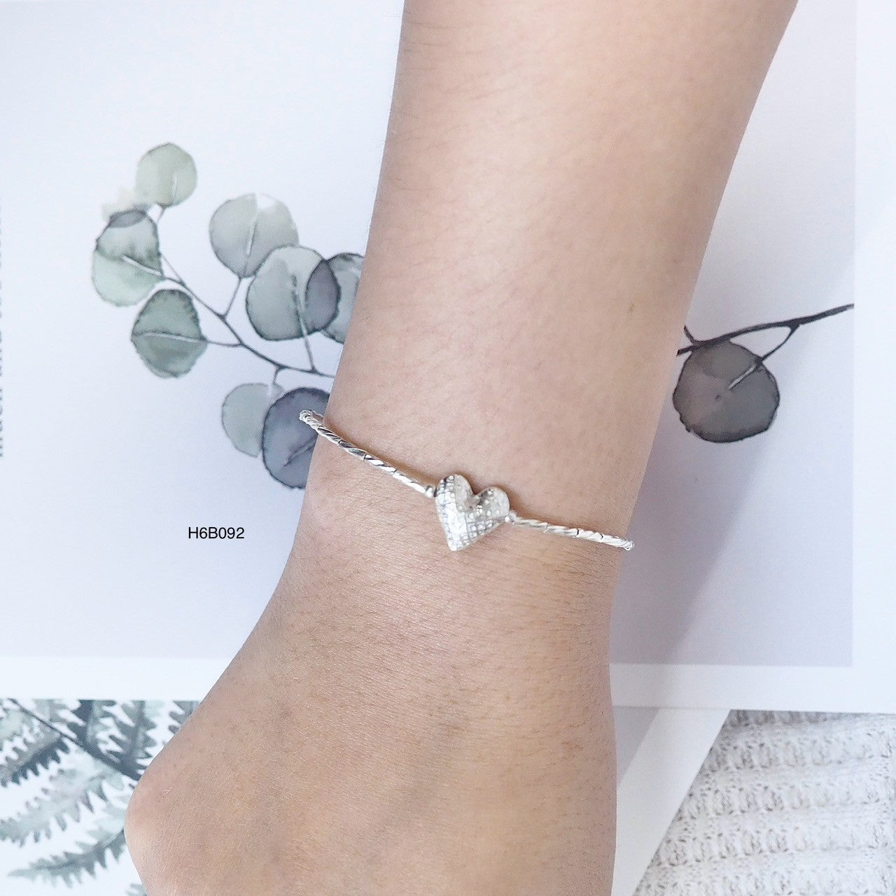 Elegant Silver Bracelet, Handmade with 98% Pure Silver