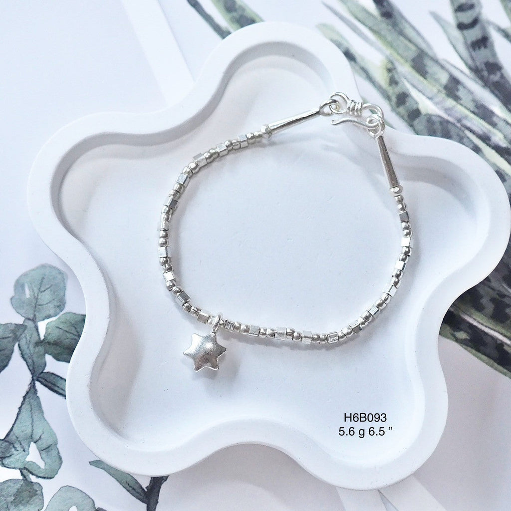 Handmade Silver Bracelet for Her - 98% High-Purity Silver