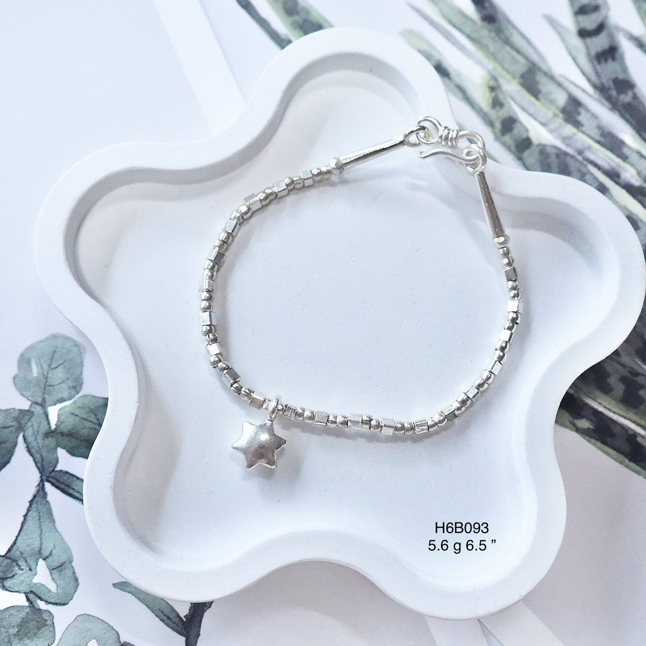 Handmade Silver Bracelet for Her - 98% High-Purity Silver