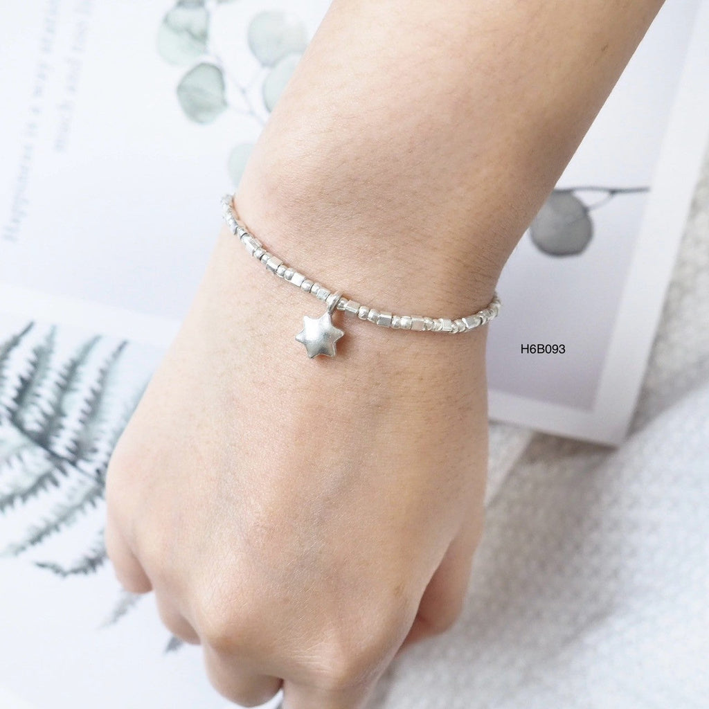 Handmade Silver Bracelet for Her - 98% High-Purity Silver