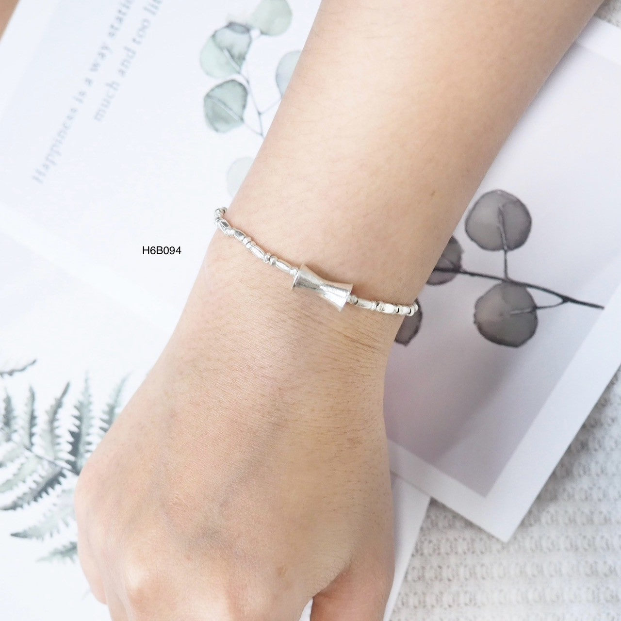 Timeless 98% Pure Silver Bracelet - Hand-Finished Gift