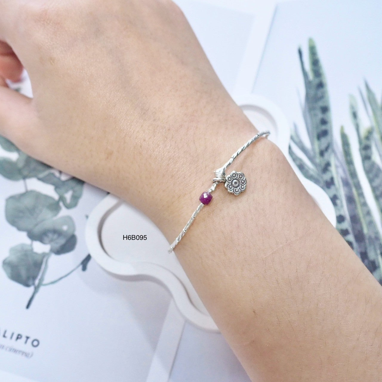 Dainty Handmade Silver Bracelet - Genuine 98% Pure Silver