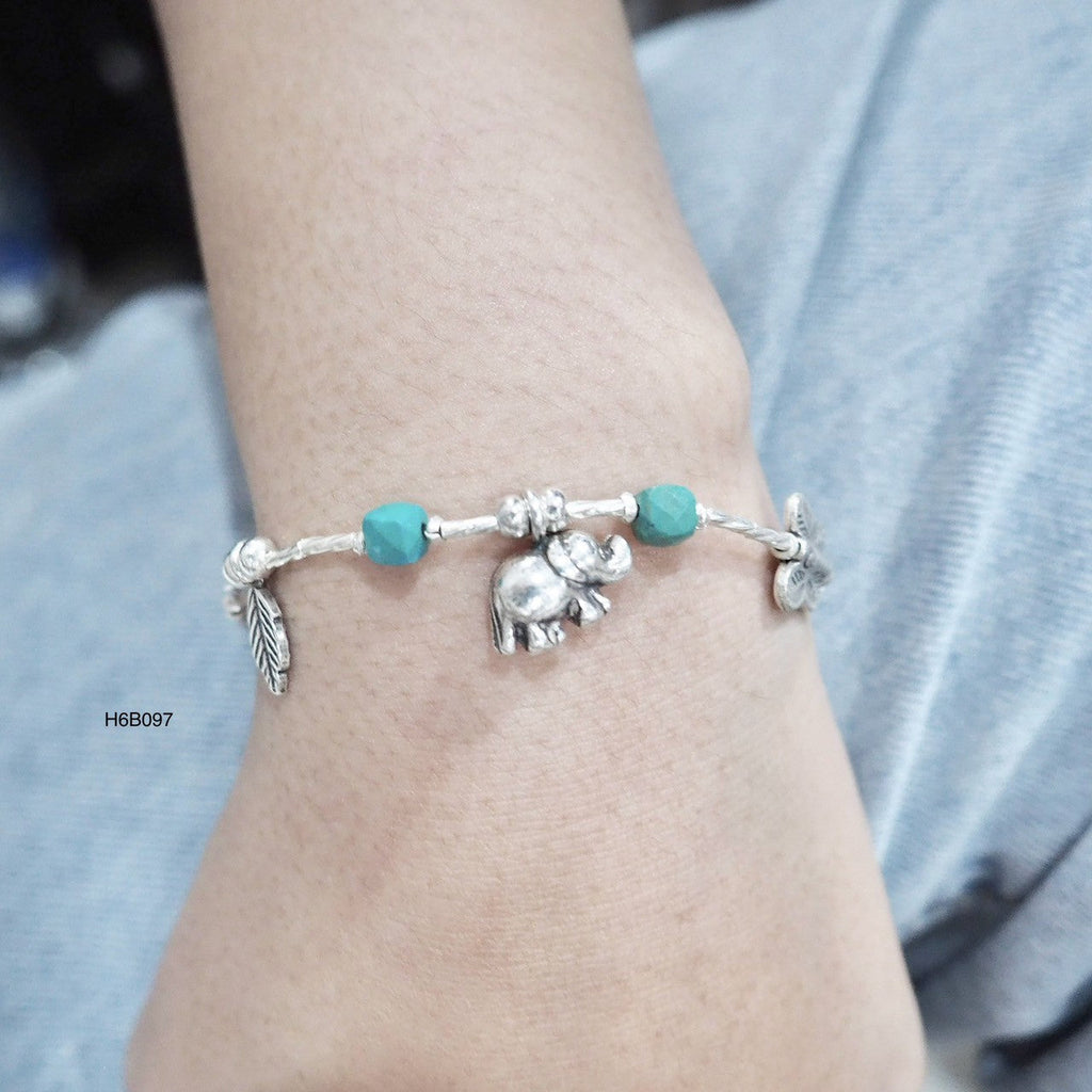 98% Pure Silver Bracelet - Romantic Handmade Anniversary Gift