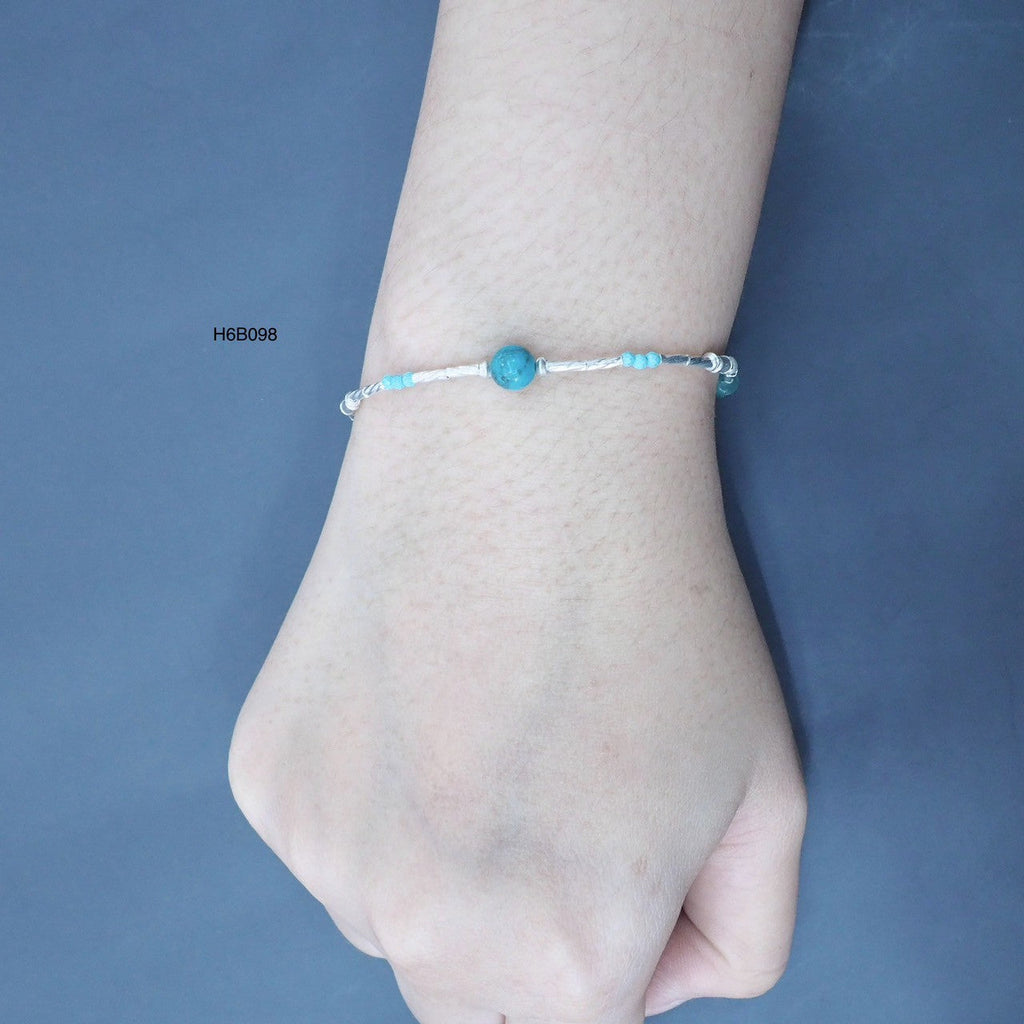 Exquisite Handmade Silver Bracelet - 98% High-Quality Silver