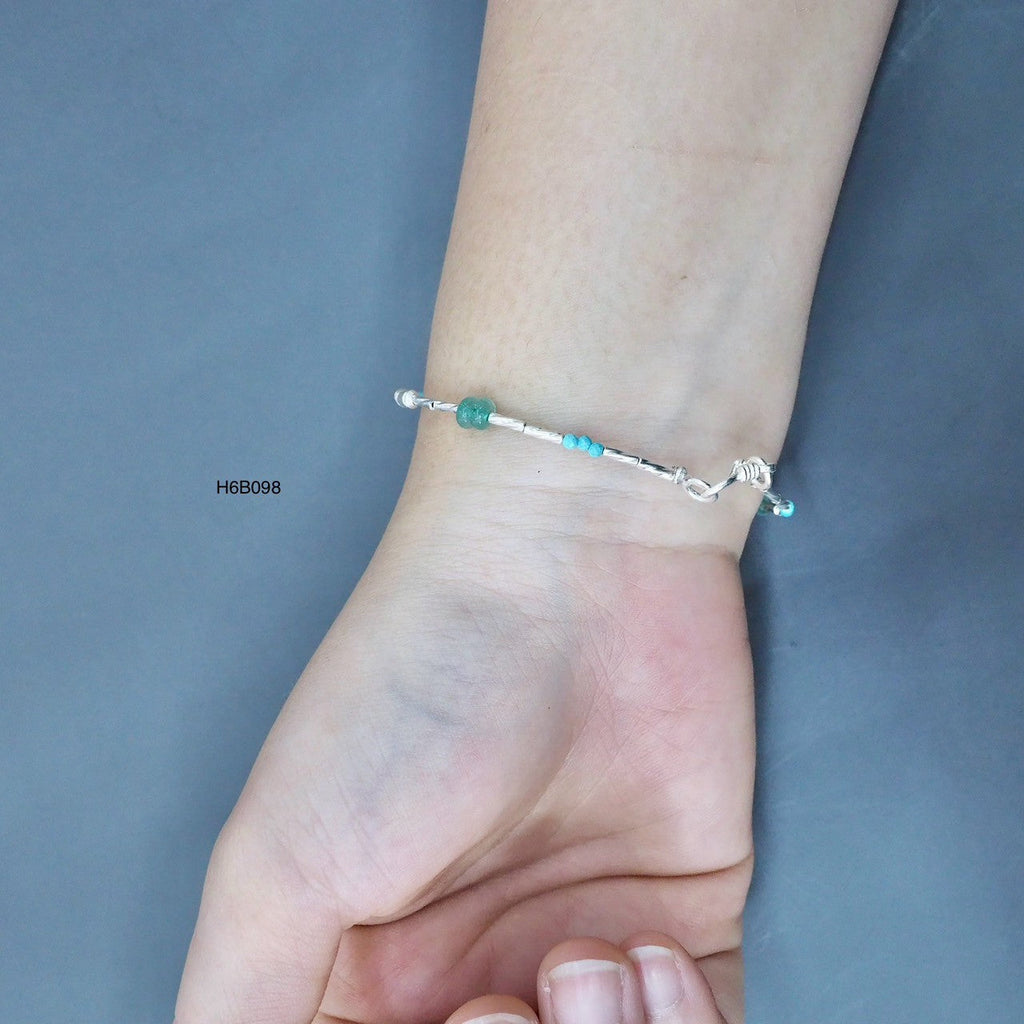 Exquisite Handmade Silver Bracelet - 98% High-Quality Silver