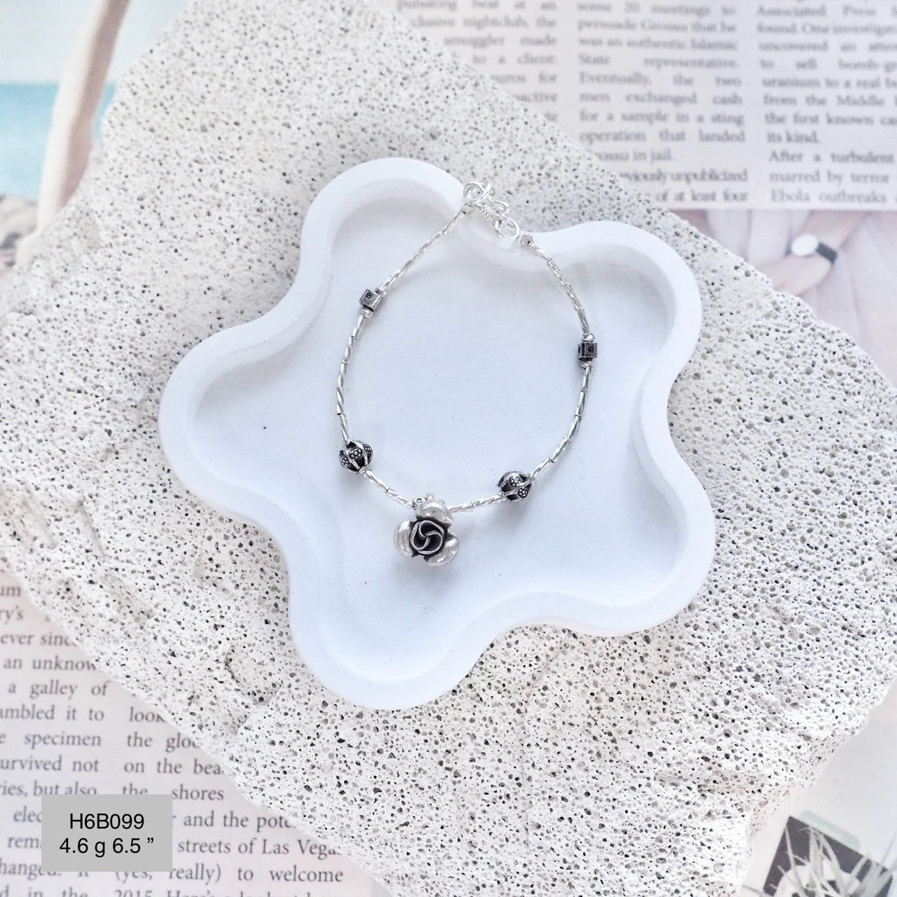 Classic 98% Pure Silver Bracelet - Handmade Everyday Wear