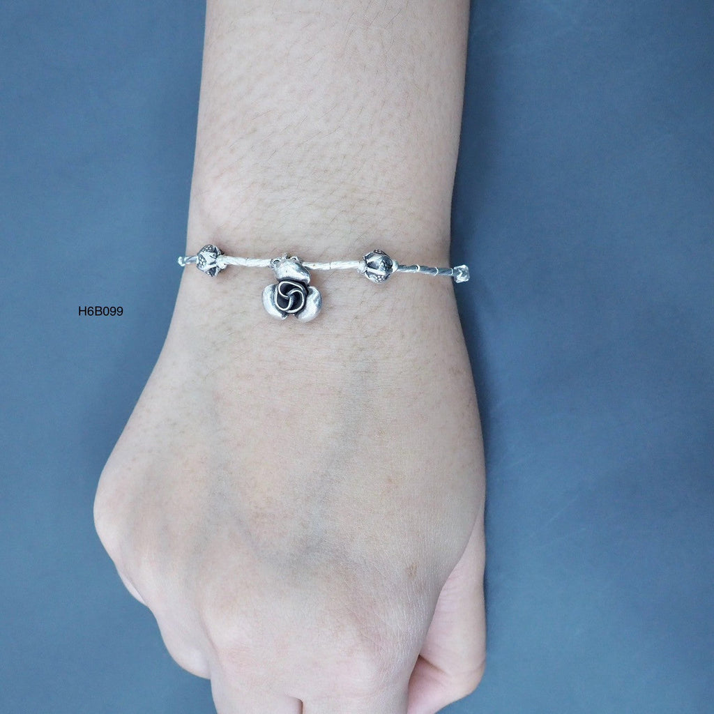 Classic 98% Pure Silver Bracelet - Handmade Everyday Wear
