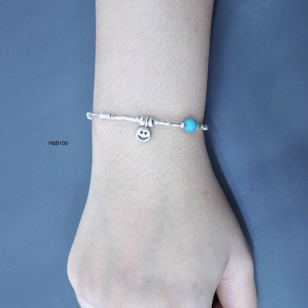 Sophisticated Silver Bracelet in 98% Pure Handmade Silver