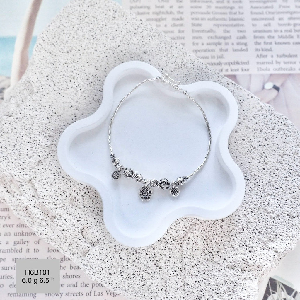 Why settle for 92.5% when you can wear this 98% silver bracelet?
