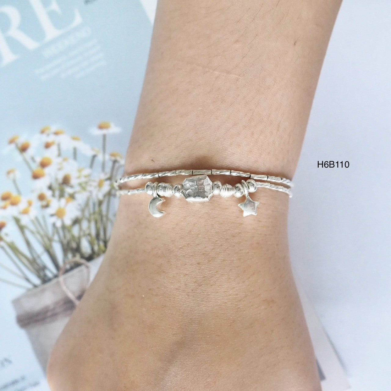 Luxury you can actually feel: the 98% silver bracelet.