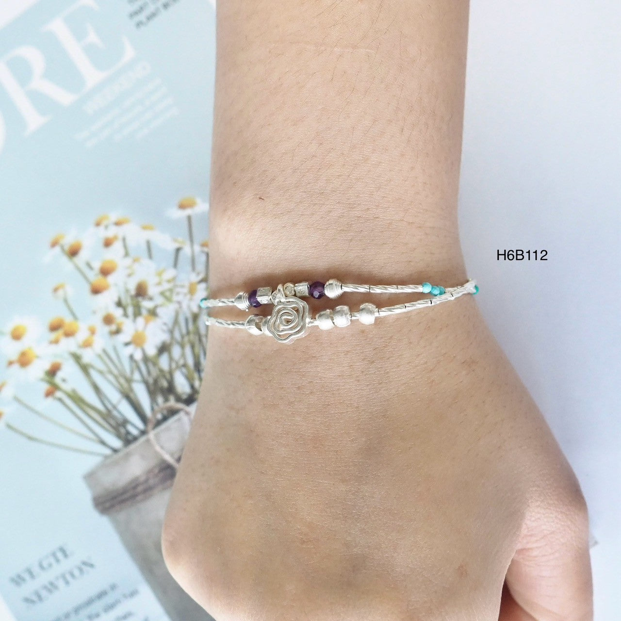 The secret to a perfect outfit? This silver bracelet.