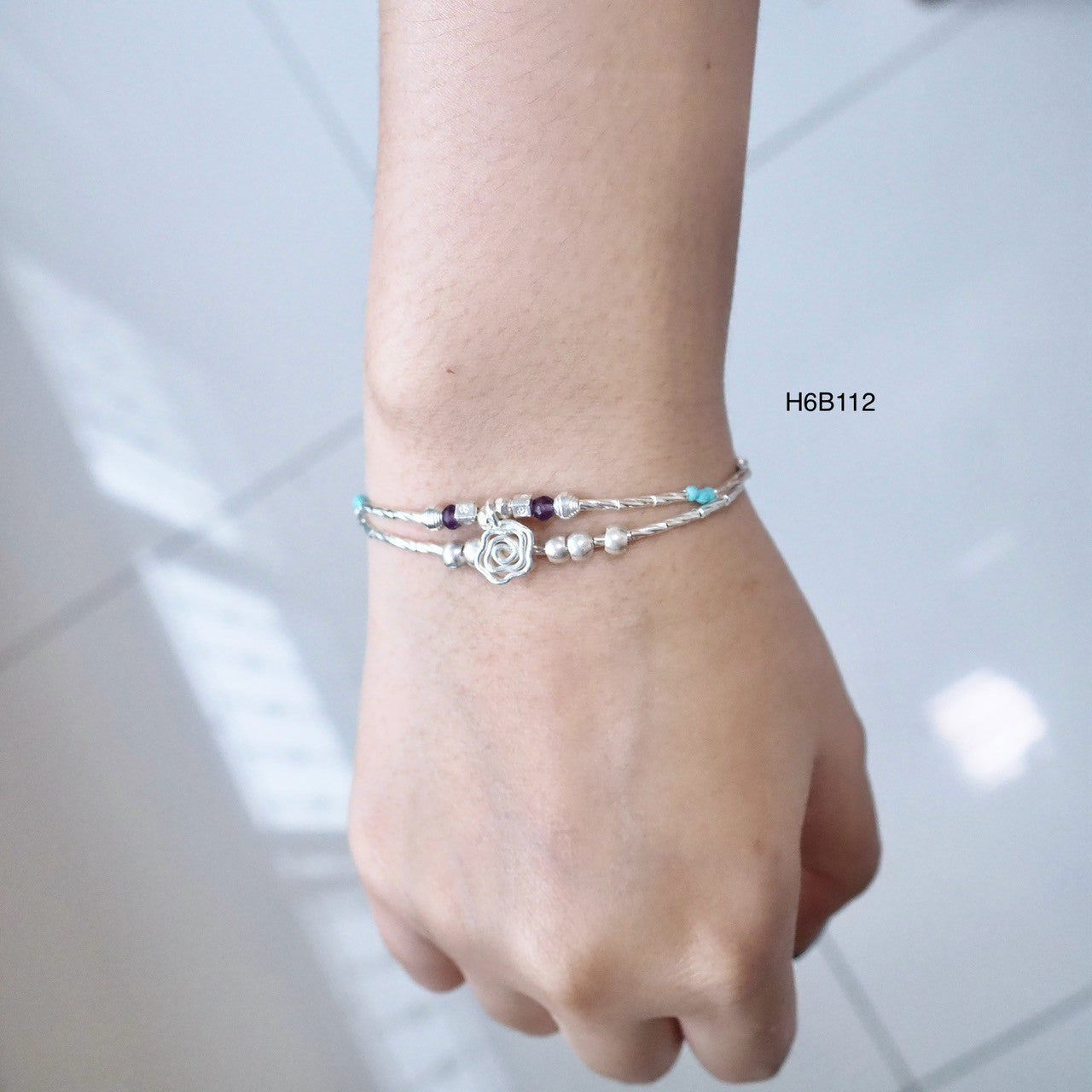 The secret to a perfect outfit? This silver bracelet.