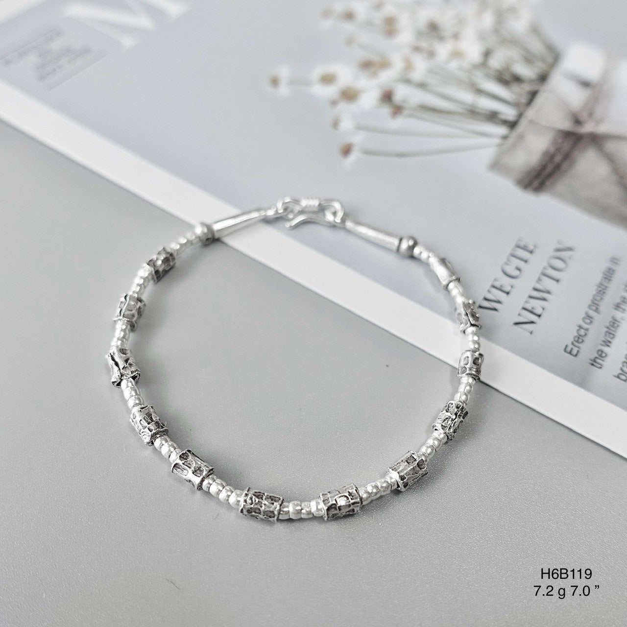 This 98% silver bracelet looks even better in person.